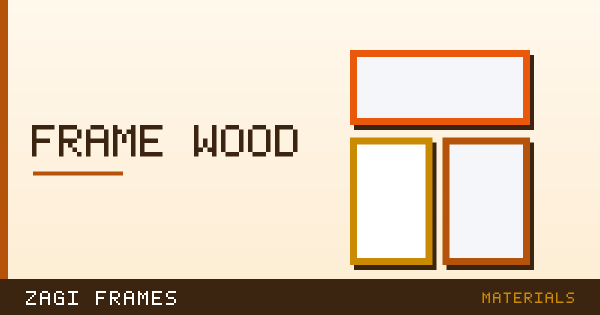 Illustration for The best wood for picture frames — materials guide on Zagi Frames
