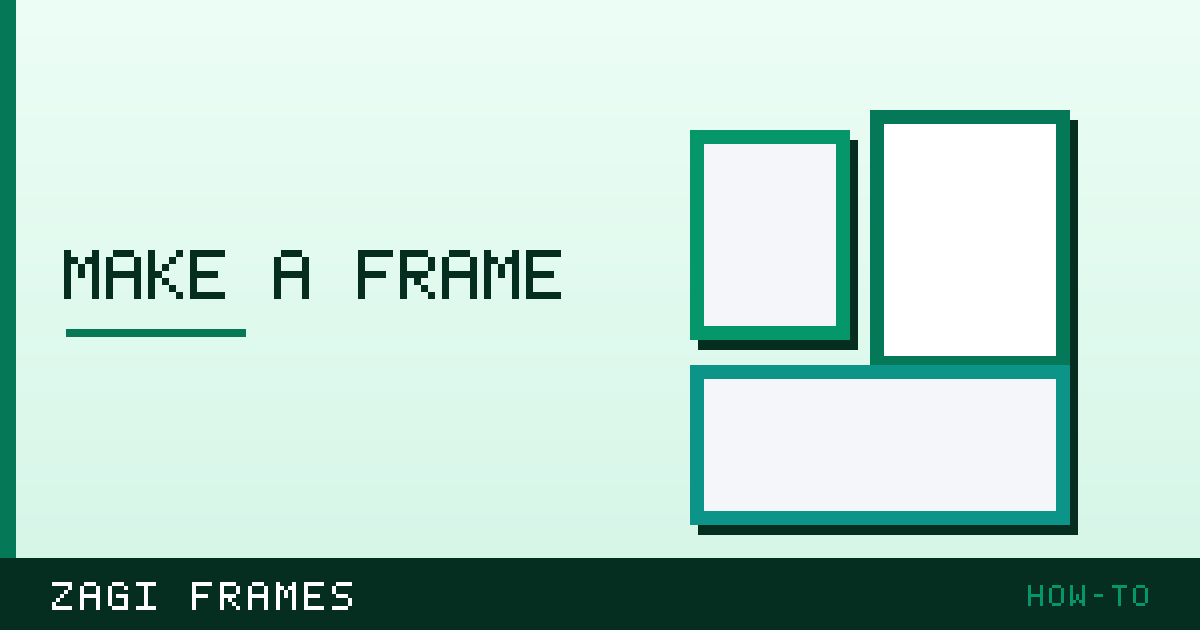 Illustration for How to make a picture frame — how-to guide on Zagi Frames