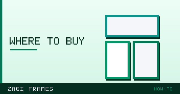 Illustration for Where to buy picture frames — how-to guide on Zagi Frames